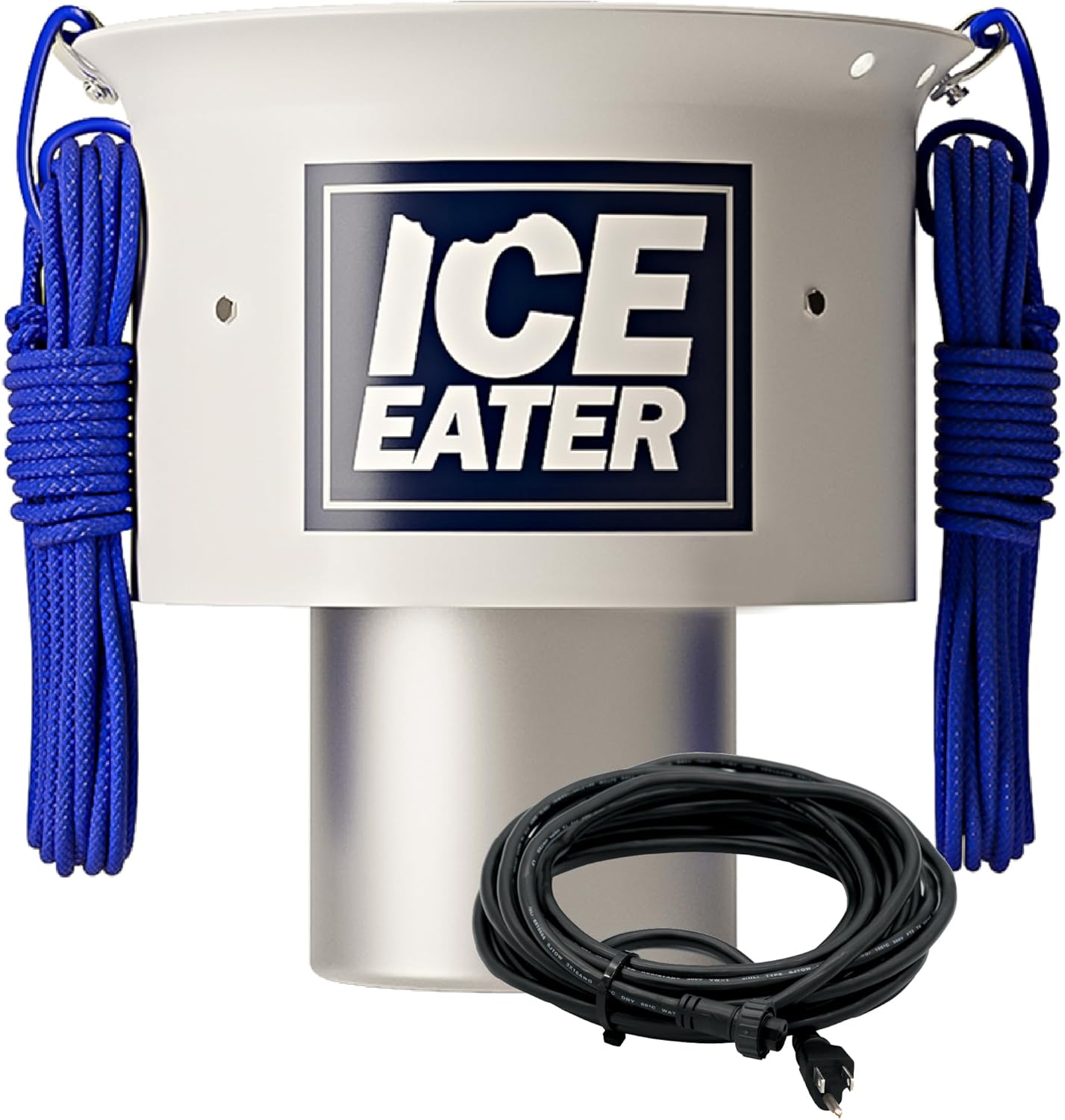 Ice Eater Submersible Pond & Lake Deicer for Boat Docks & Marinas, Winter Water Pump for Circulation & Aeration, P1000 1 Horsepower - 100 Ft Cord 115V